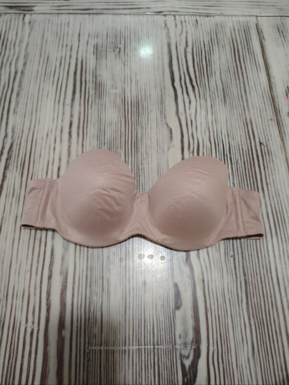 Strapless Molded CupTan Push Up Bra size 34B